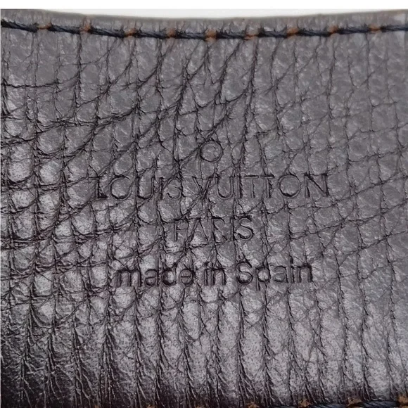 Louis Vuitton Mens Brown Leather Belt sz 32 - Picture 6 of 10